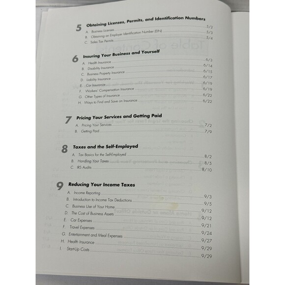 Nolo Working For Yourself Law & Taxes For Independent Contractors Freela… - Picture 8 of 11